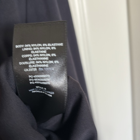 Aritzia Babaton Black Long Sleeve Bodysuit; size M; NWOT - Picture 5 of 5